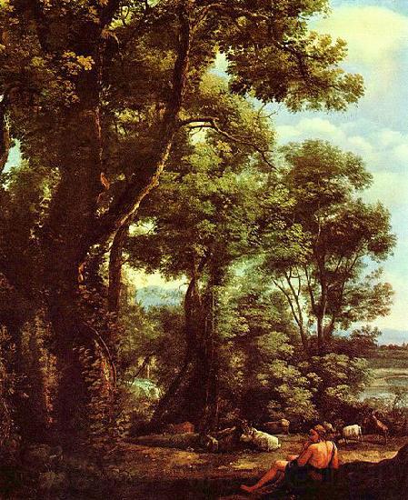 Claude Lorrain Landschaft mit Ziegenhirt Norge oil painting art